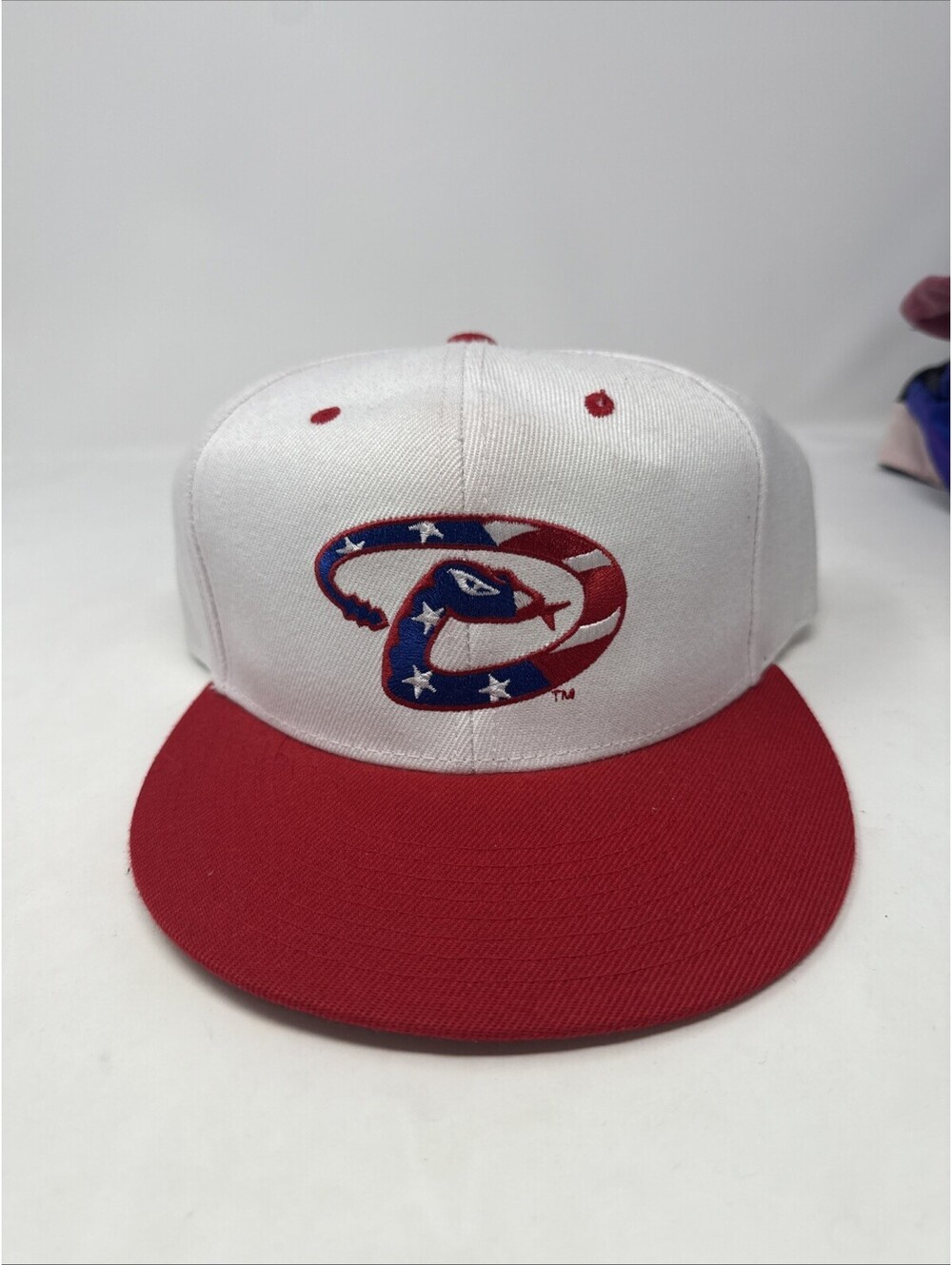Rare Arizona Diamonbacks Usa America Budweiser Hat Cap Snapback White Hat
